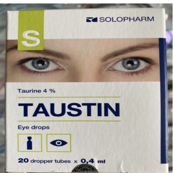 Taustin 4% 0.4 Ml Nhỏ Mắt _Solopharm (H20 Tép X 0,4Ml) Bé