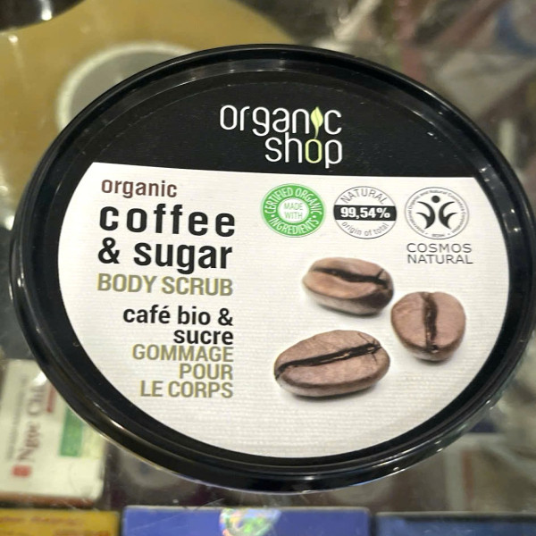 Tẩy Da Chết Coffee & Sugar Organic Shop Nga (Hũ)