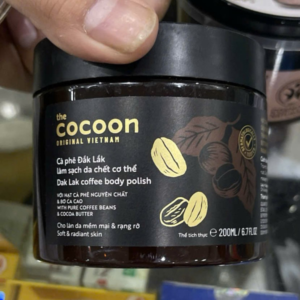 Tẩy Da Chết Toàn Thân Cà Phê Cocoon _Vn (Hũ200Ml)
