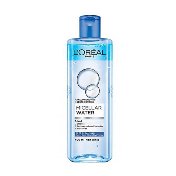 Tẩy Trang L'oreal Micellar Water 3In1 Deep Cleansing L'oreal Paris (C400Ml) - Nắp Xanh Đậm