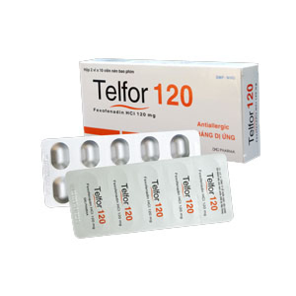Telfor 120Mg (Fexofenadin 120mg) _Dhg (H/20V)