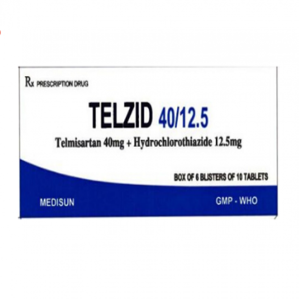 Telzid 40Mg12.5Mg Tablets Medisun (H60V)
