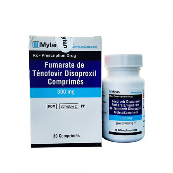 Tenofovir Disoproxil Fumarate Tablets 300Mg Mylan Ấn Độ(L30V)