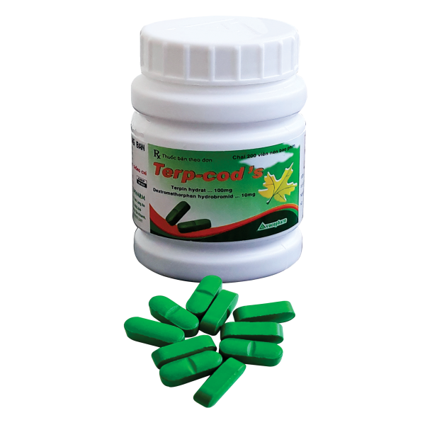 Terp Cod's (K Codein ) _Vacopharm (Lọ200V) Nén Xanh