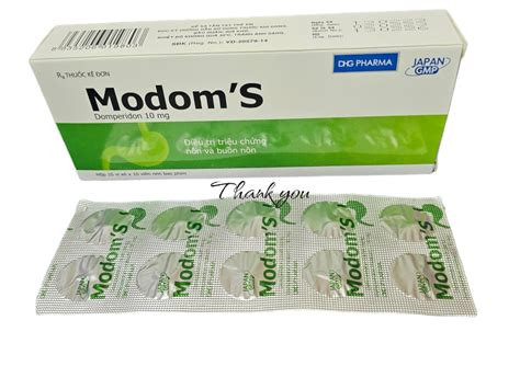 Modom's 10Mg (Domperidon) Nén _Dhg (H/100V)
