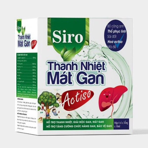 Bổ Gan Ống Thanh Nhiệt Mát Gan Actiso Lá Gan Cười _Yn (H20 Ống)