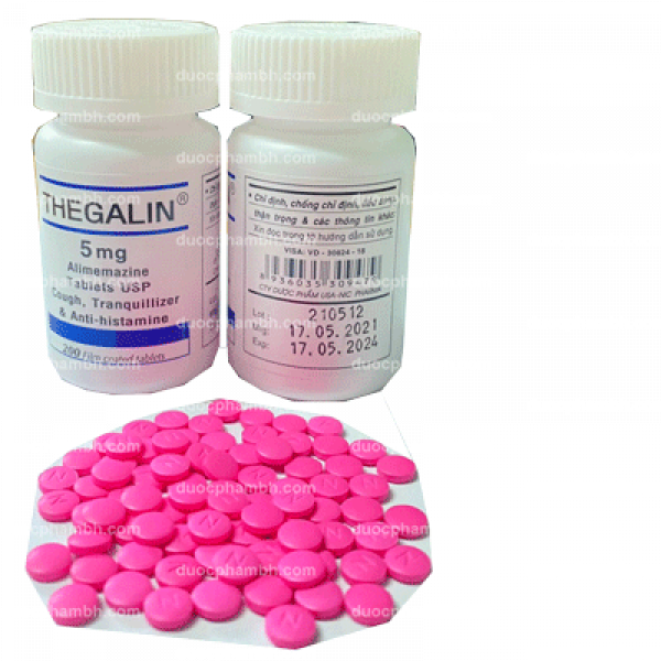 Thegalin 5Mg (Alimemazine) Nén _Nic (Lọ200V)