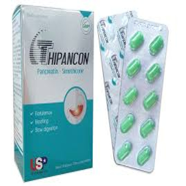Thipancon _Us Chống Đầy Bụng Khó Tiêu Giống Neopeptin Hộp 100 Viên