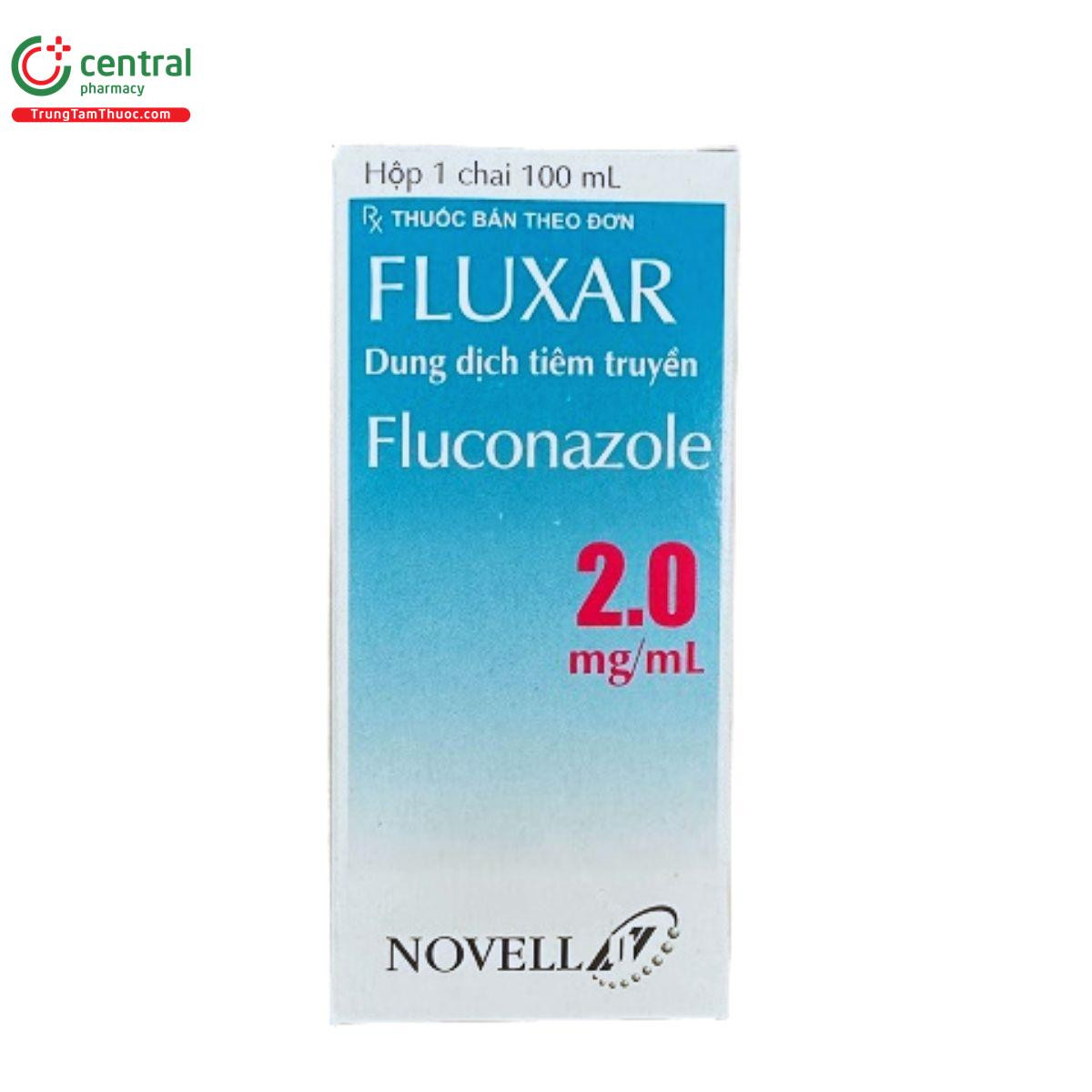 Fluxar truyền (fluconazole 2.0mg/ml) Lọ 100ml