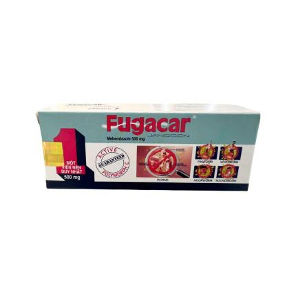 Fugacar 500Mg (Mebendazole) mẫu mới _Thái Lan (Hộp1Viên).