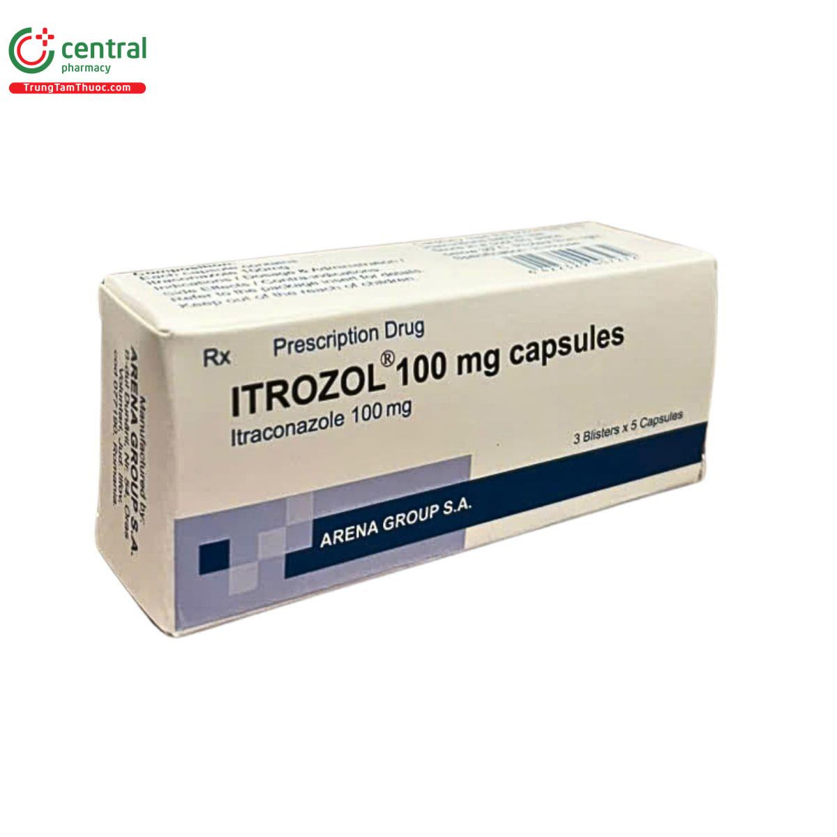 Itrozol 100mg (itraconazole) (H/3vỉ X 5viên)