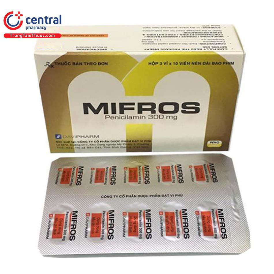Mifros 300mg (penicillamine 300mg) (H/30v)
