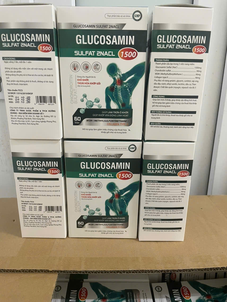 Glucosamin 1500mg (L/60viên)