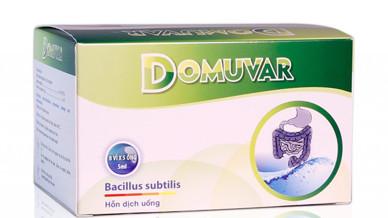 Domuvar (Hộp 8vỉ X5 Ống ) Tiêu Hóa