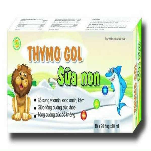 Thymo Gol Sữa Non _Sư Tử Cá Voi, Halifa (Hộp20 Ống)