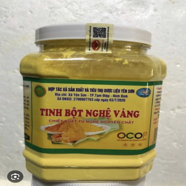 Tinh Bột Nghệ Yên Sơn Ninh Bình Lọ 100Gram
