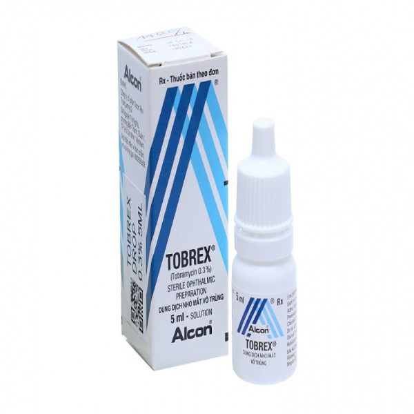 Tobrex 0,3% Nhỏ Mắt _Alcon (Lọ5Ml)