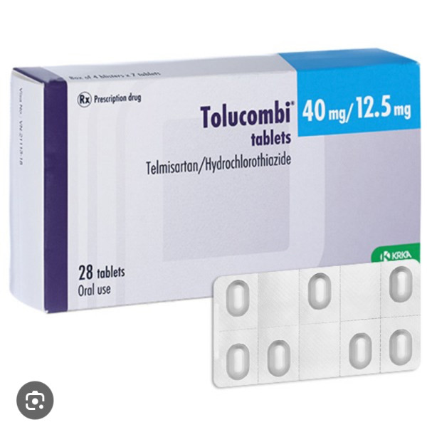 Tolucombi 40Mg12,5Mg ( Hộp 4 Vỉ X 7 Viên)