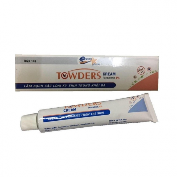 Towders Cream (Permethrin 5% ) Ocean Pharma (T15Gr)