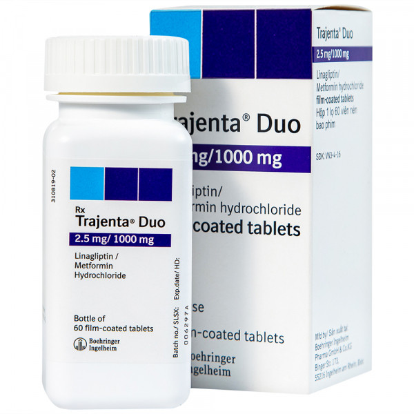 Trajenta Duo 2.5Mg1000Mg (L60V) - Lọ