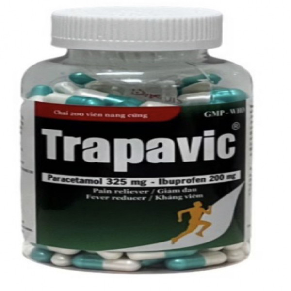 Trapavic (Para + Ibu) Nang (Lọ200 Viên)