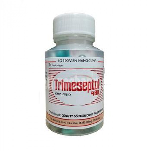 Trimeseptol 480 Hà Tây (Lọ 100 Viên Nang)