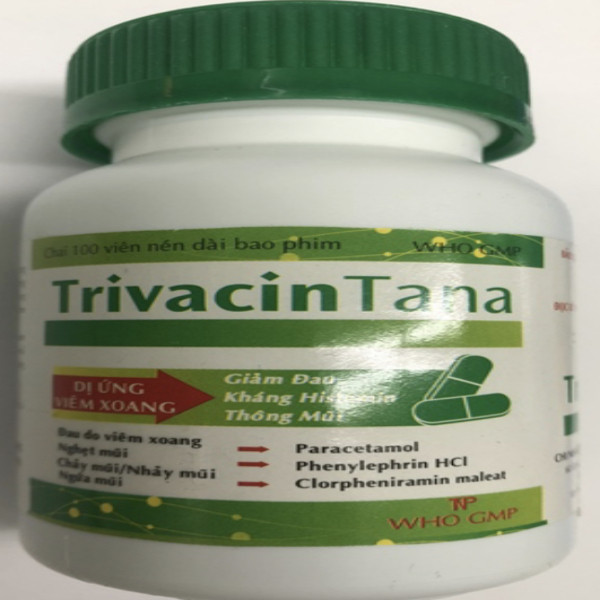 Trivacin Tana (Lọ 100V) Rẻ Màu Xanh