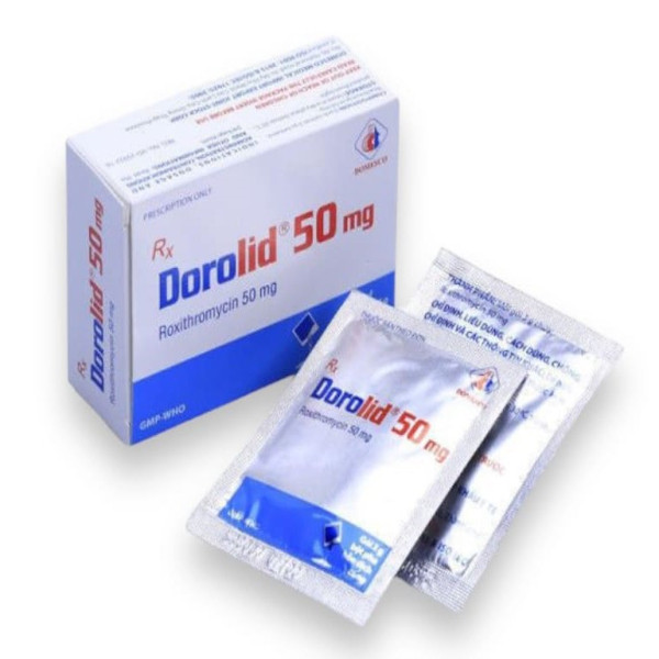 Dorolid 50Mg (Roxithromycin) _Đồng Tháp (H/10 Gói 3g)