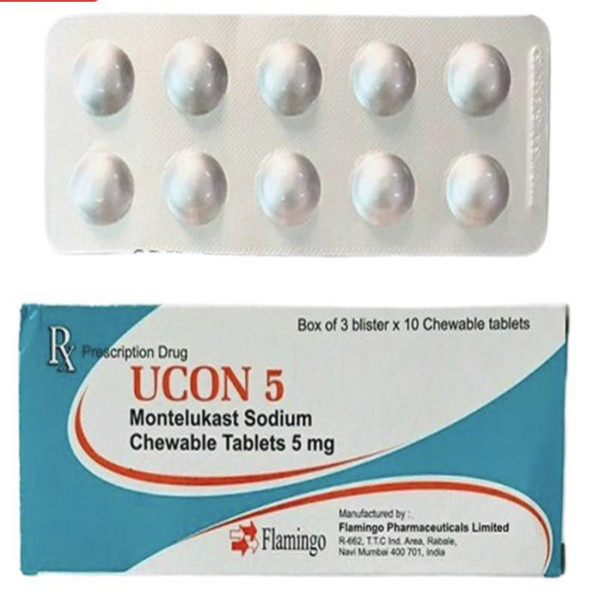Ucon 5Mg Montelukast _ Ấn Độ (H30V)
