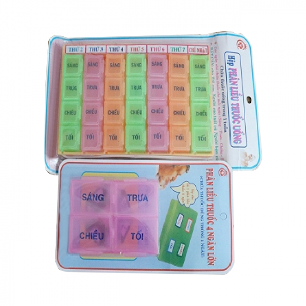 Hộp Phân Liều Thuốc Uống Big 8 Cái