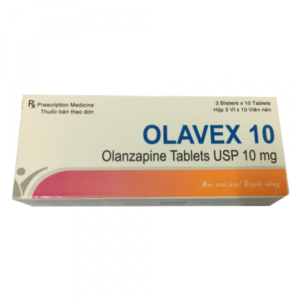 Olavex 10Mg (Olanzapine ) Akums _Ấn (H/30V)