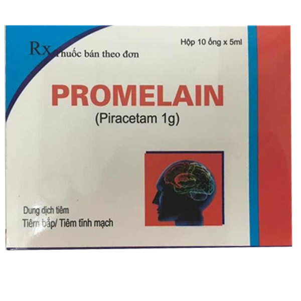 Promelain (Piracetam 1G) Tiêm _Trung Quốc (H/10 Ố/5Ml)