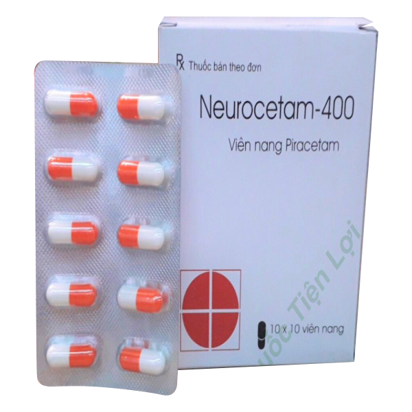 Neurocetam 400Mg Piracetam _ Ấn (H/100V)