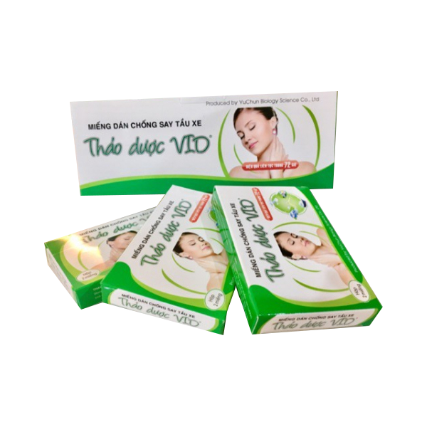 Miếng Dán Say Xe Thảo Dược Vio Tân Cương Pharm (H/24M)