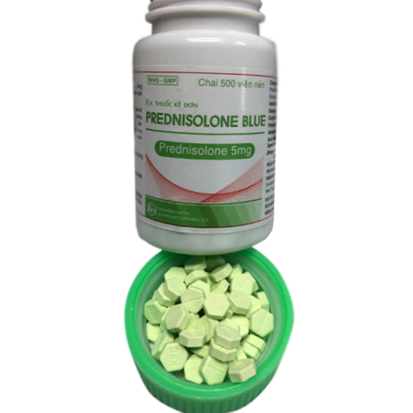 Prednisolone Blue 5Mg Nén Xanh _Khapharco (C/500V)