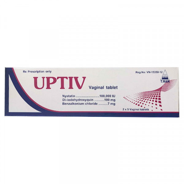 Uptiv Vaginal Tablet Đặt Pk _Thái Lan (H2Vỉ X5V)