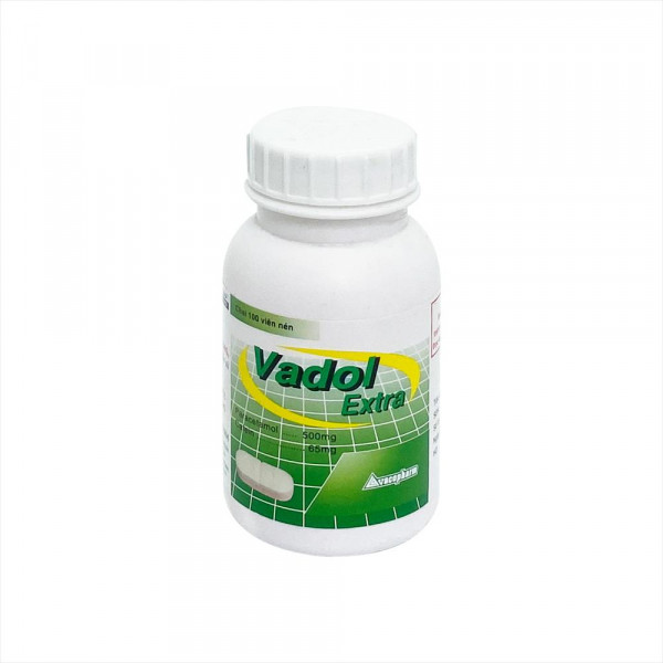 Vadol Extra 50065Mg Lọ _Vacopharm (Lọ100V)