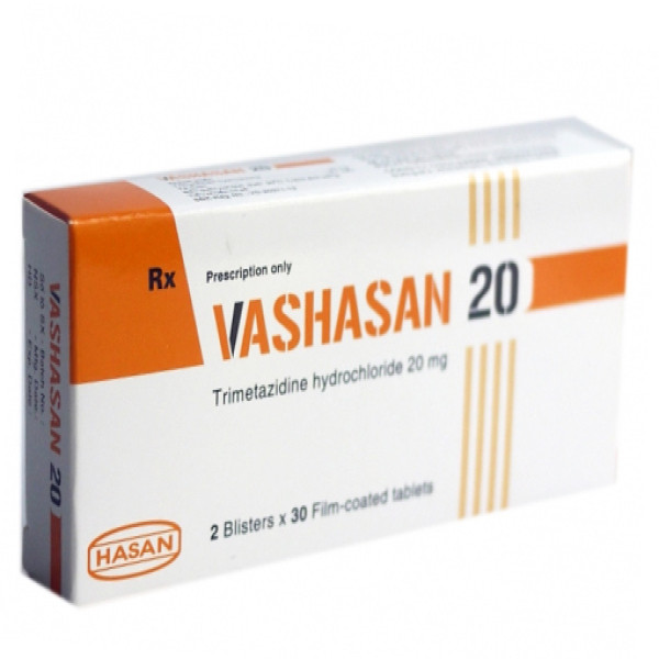 Vashasan 20 (Trimetazidin 20Mg) _Hasan (Hộp2 Vỉ X 30V)