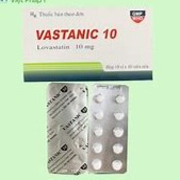 Vastanic 10Mg (Lovastatin 10Mg) _Nic (H3 Vỉ X 10V)