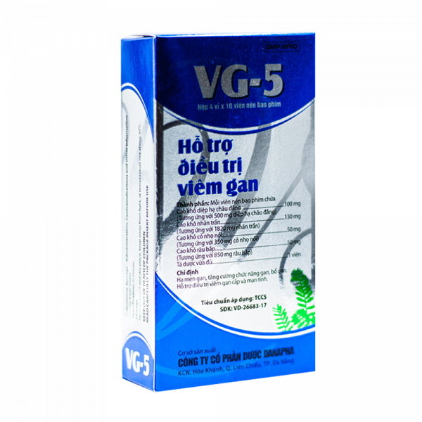 Viêm Gan Vg-5 Danapha Vỉ (H40V)