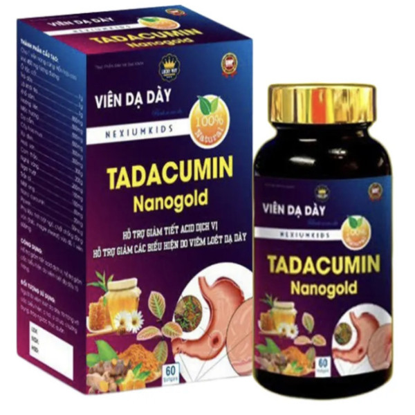 Viên Dạ Dày Tadacumin Nano Gold (Lọ60 Viên )