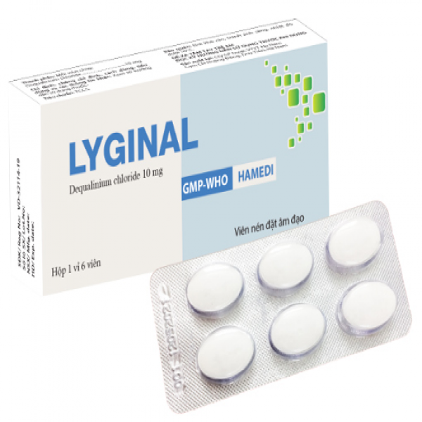 Viên Đặt pk Lyginal Dequalinium 10Mg (H6V)