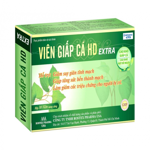 Viên Giấp Cá Hd Extra Hd Pharma (H30V)