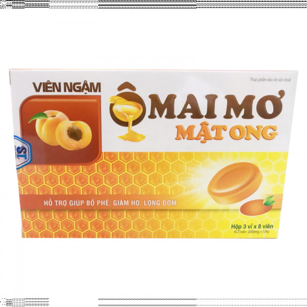 Viên Ngậm Ô Mai Mơ Mật Ong Vp (H24V) K108H