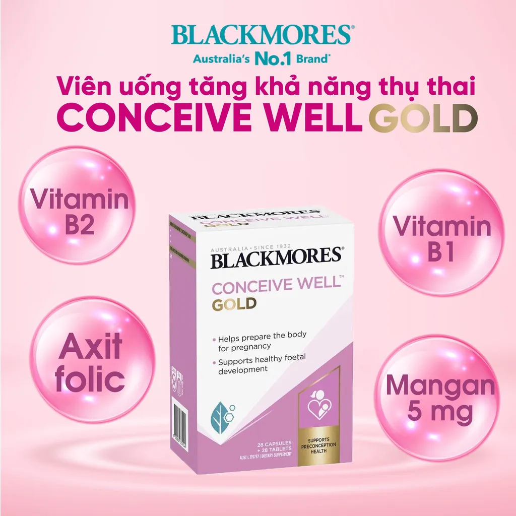 bổ trứng blackmore conceive well gold