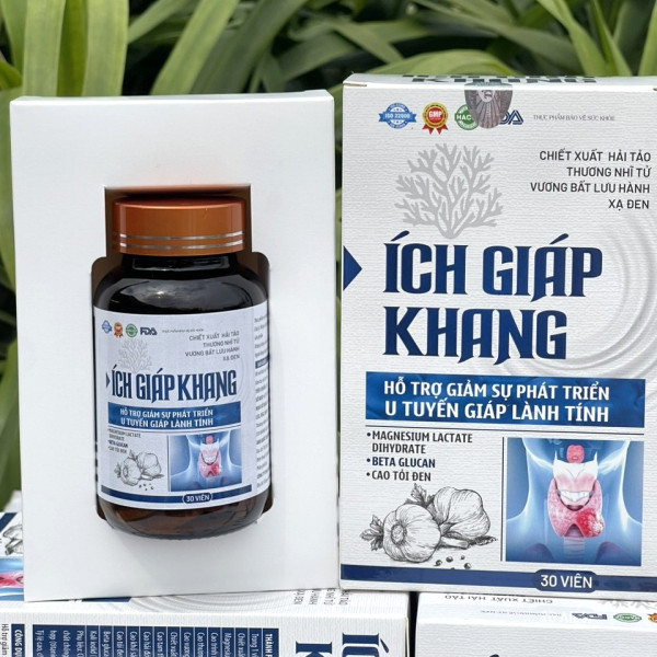 Ích Giáp Khang Giảm U Tuyến Giáp _Lọ Xanh, Ht (Lọ/30V) K60