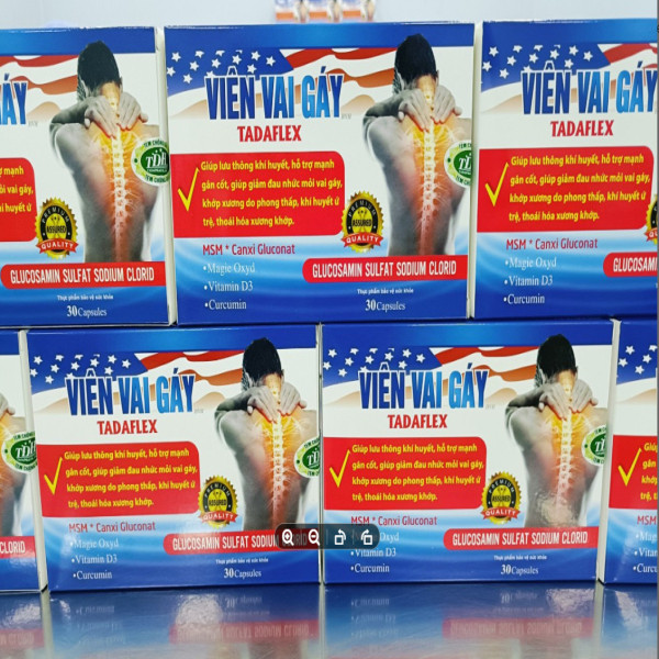 Viên Vai Gáy Tadaflex Vỉ _Ht (Hộp3 Vỉ X 10V) Km