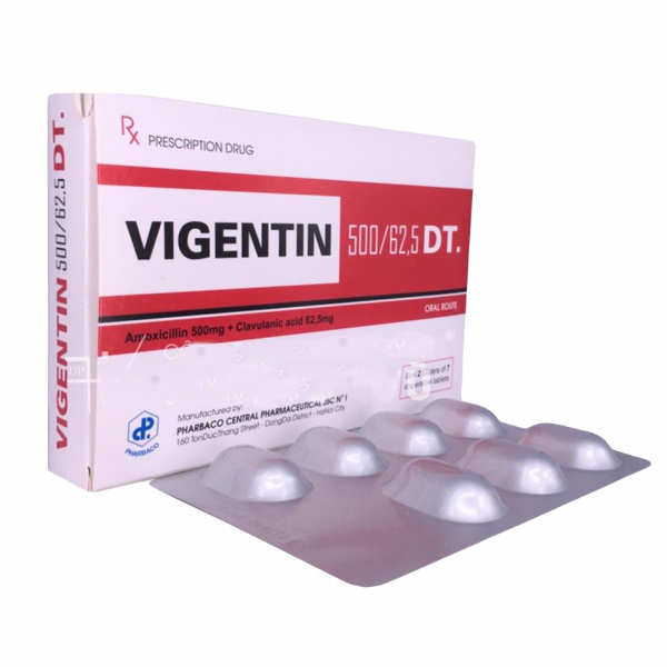 Vigentin 500Mg62,5Mg Pharbaco (H14V)