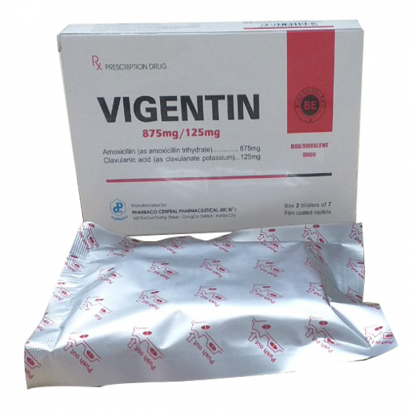 Vigentin 875Mg125Mg _Tw1 (H14 Viên)