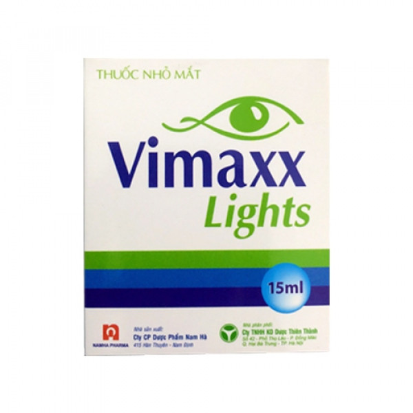 Vimaxx Lights Nhỏ Mắt _Nam Hà (Cọc10L15Ml)